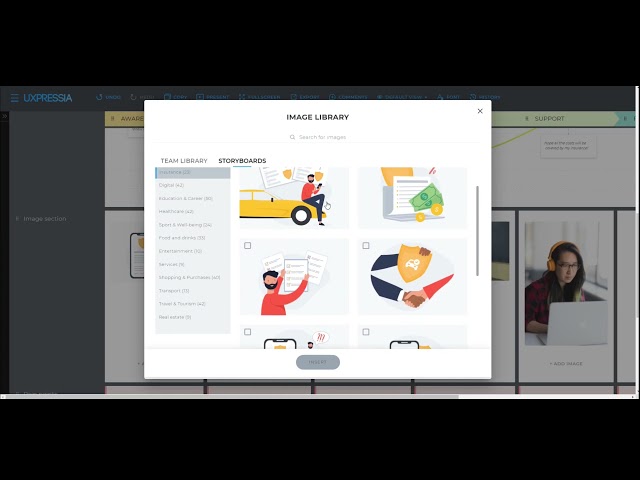 UXPressia Storyboard
