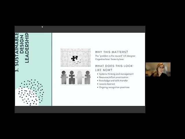 Sustainable design leadership example