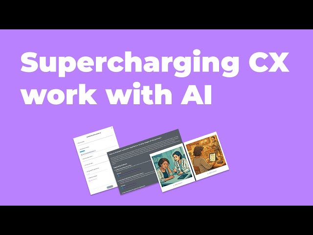 Supercharging CX work with AI