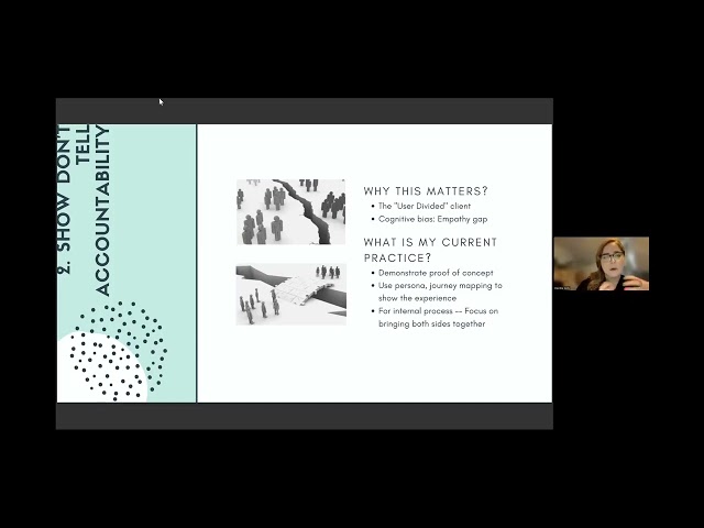 Example 2: The user-divided client, personas, and journey mapping