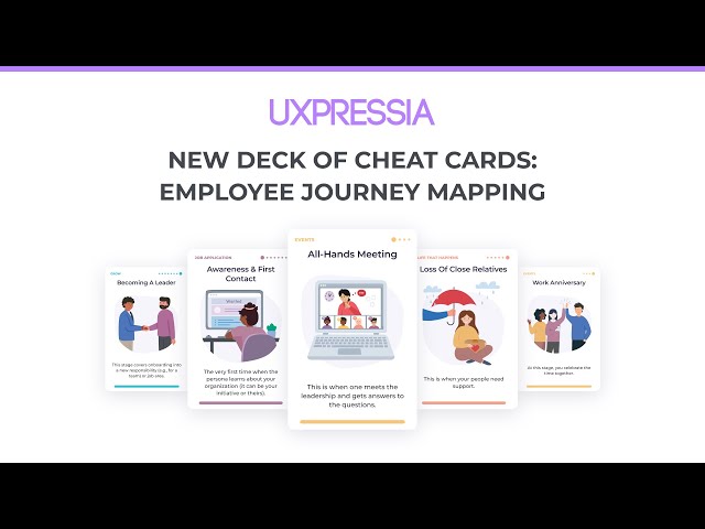 Introducing Cheat Cards to Aid Your Employee Experience Journey Mapping