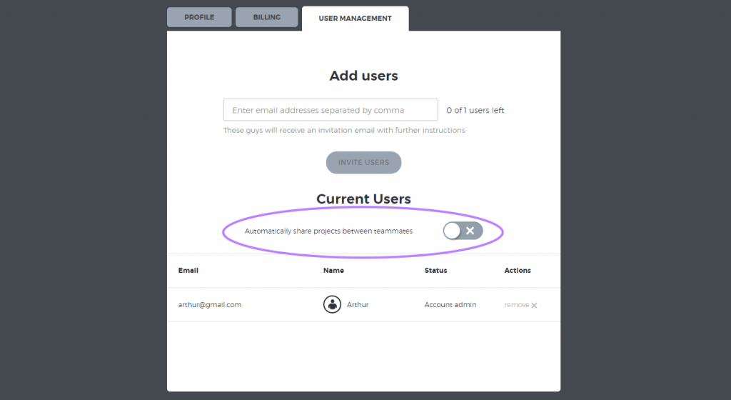 auto-sharing