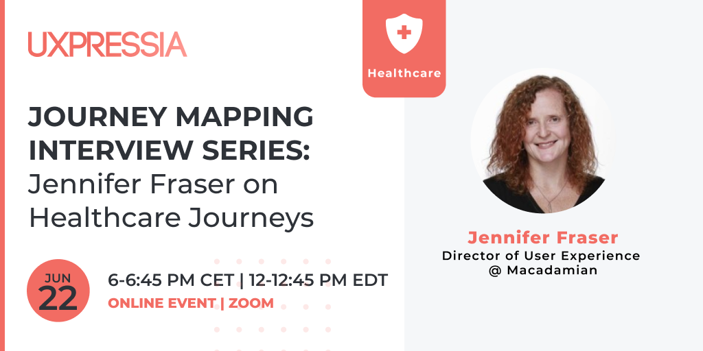 online event about journey mapping in healthcare