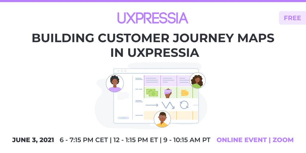 Live Demo Building customer journey maps in UXPressia 