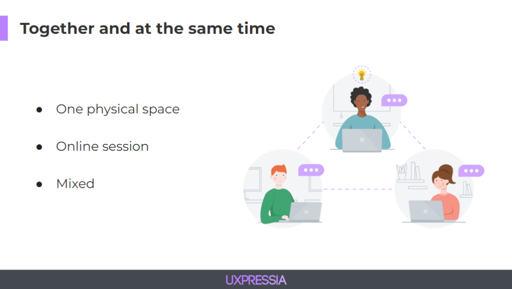 Synchronous collaboration - ways to do it