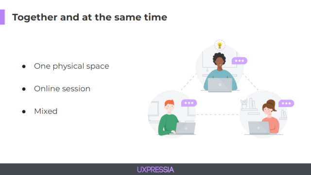 Advantages of synchronous collaboration in journey mapping