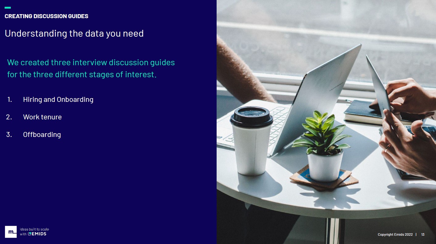 understanding the data to analyze the employee journey