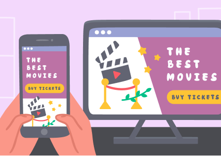 cinema customer journey: Buying tickets stage