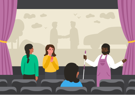 cinema customer journey: Leaving stage