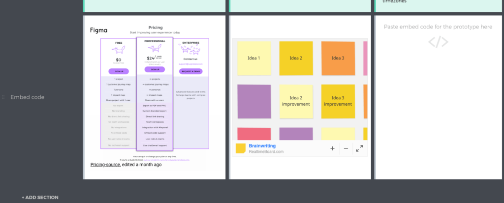 prototype embed example