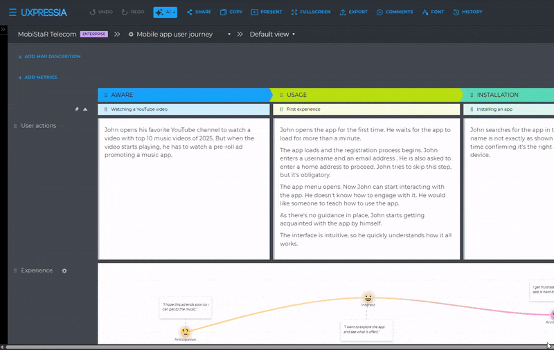 opening AI Journey Assistant
