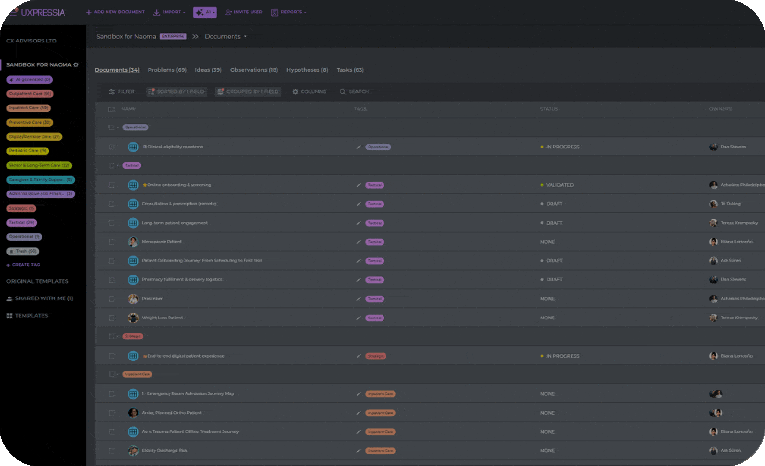 Customer Experience Mapping Platform