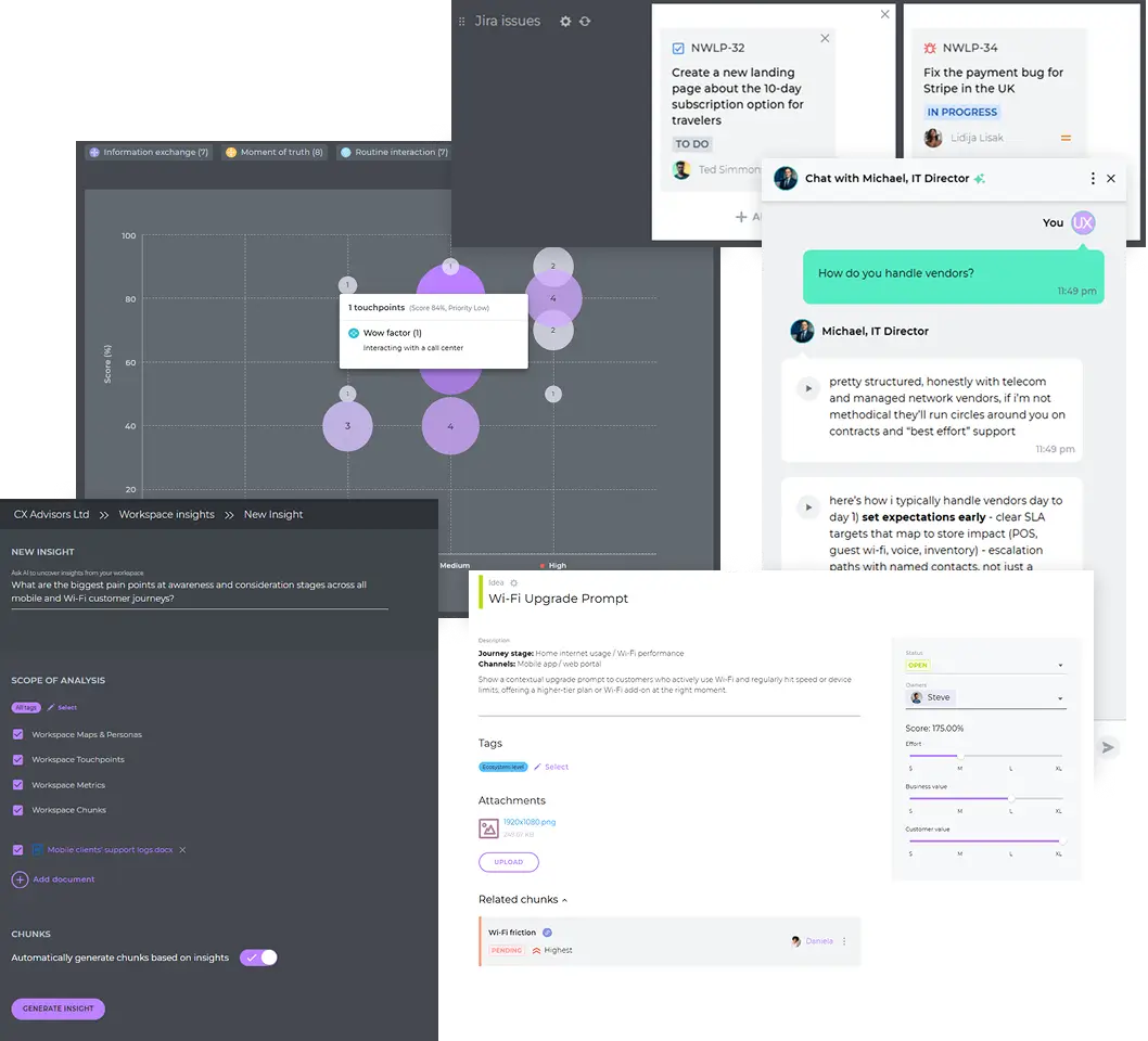 Getting insights from telecom customer journey data